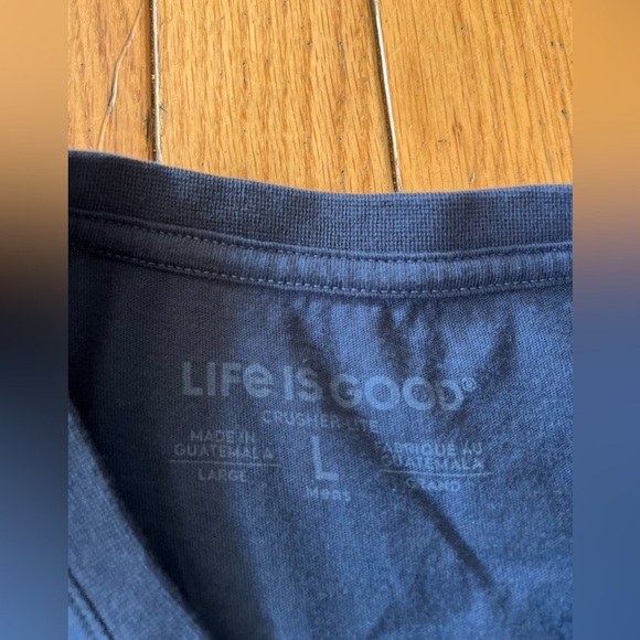Life Is Good T-shirt Men’s Size Large USA American Eagle Flag Patriotic NWOT - Picture 3 of 5